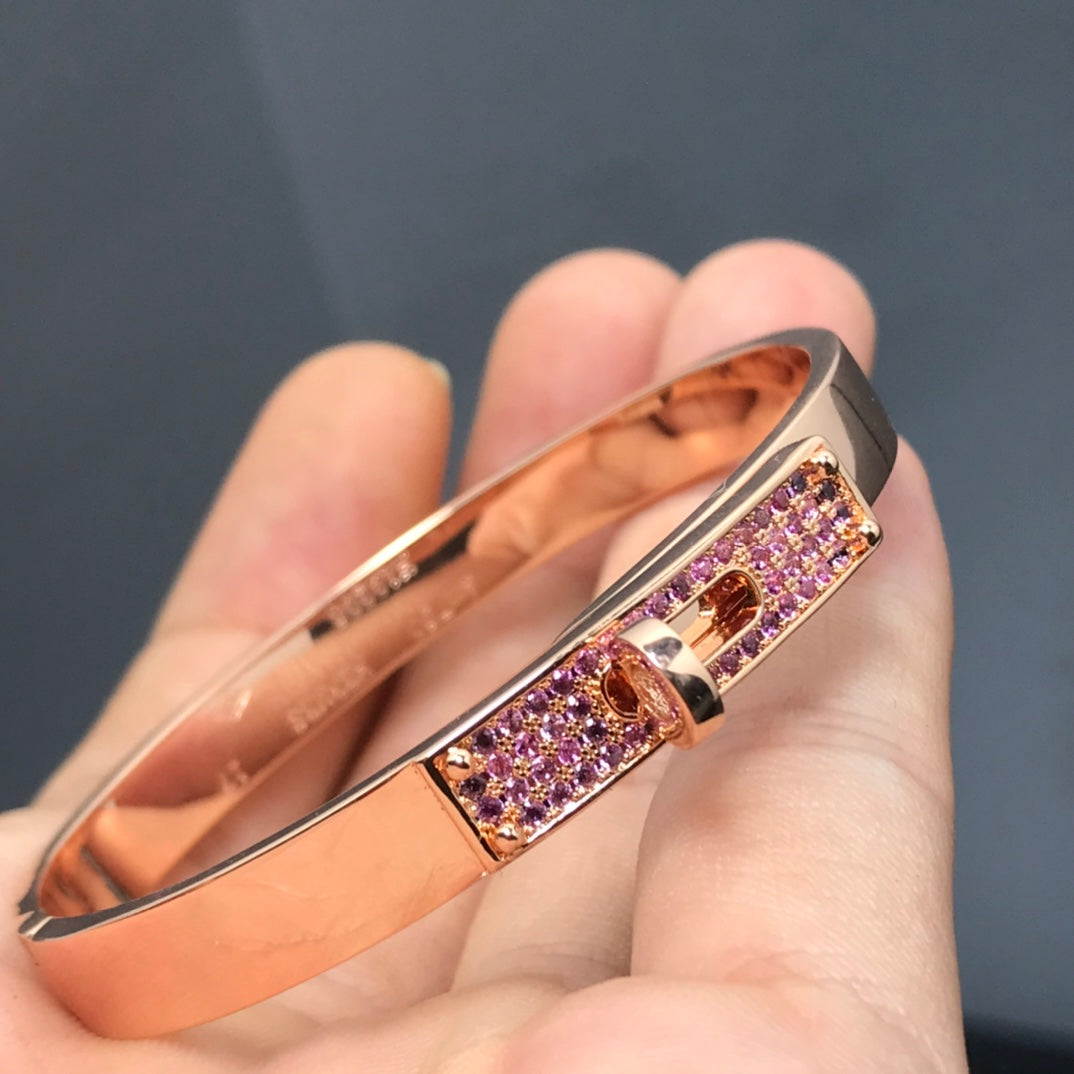 [sparkle Jewelry ]KELLY BRACELET PINK DIAMOND