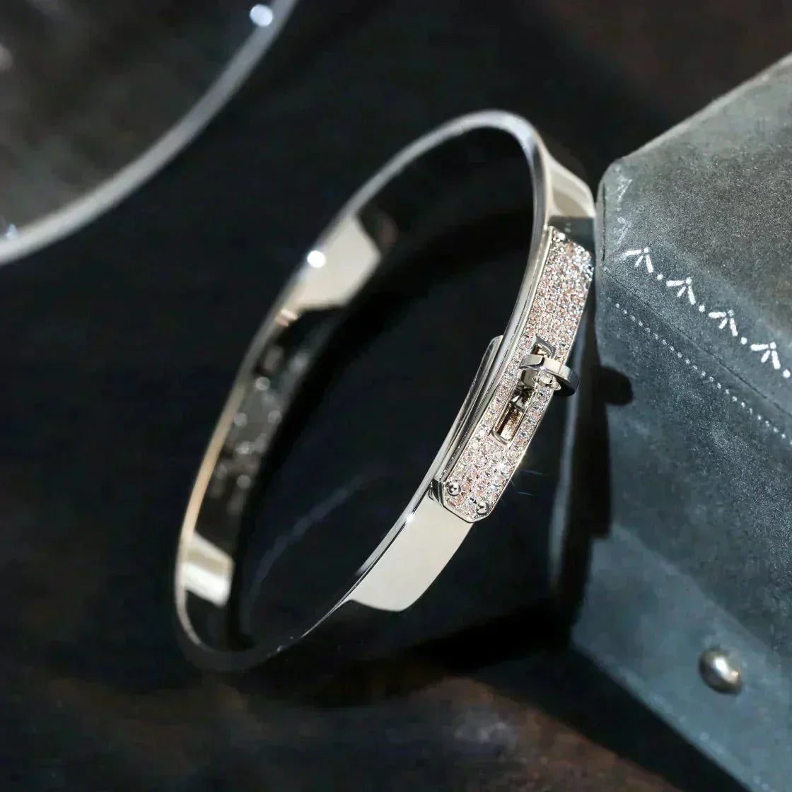 [sparkle Jewelry ]KELLY SILVER DIAMOND BRACELET