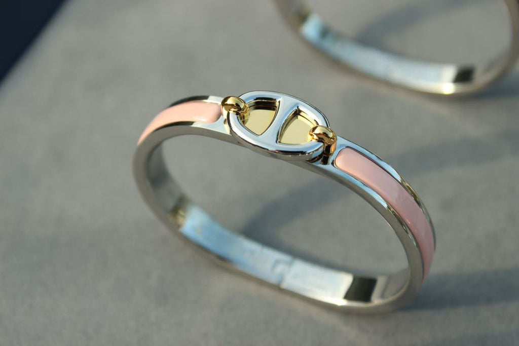 [sparkle Jewelry ]CLIC CHAINE SILVER BRACELET