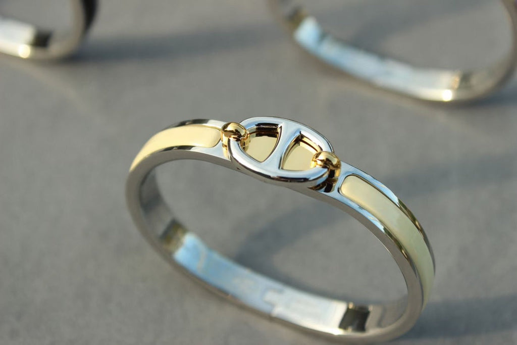[sparkle Jewelry ]CLIC CHAINE SILVER BRACELET