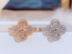 [sparkle Jewelry ]CLOVER DIAMOND RING