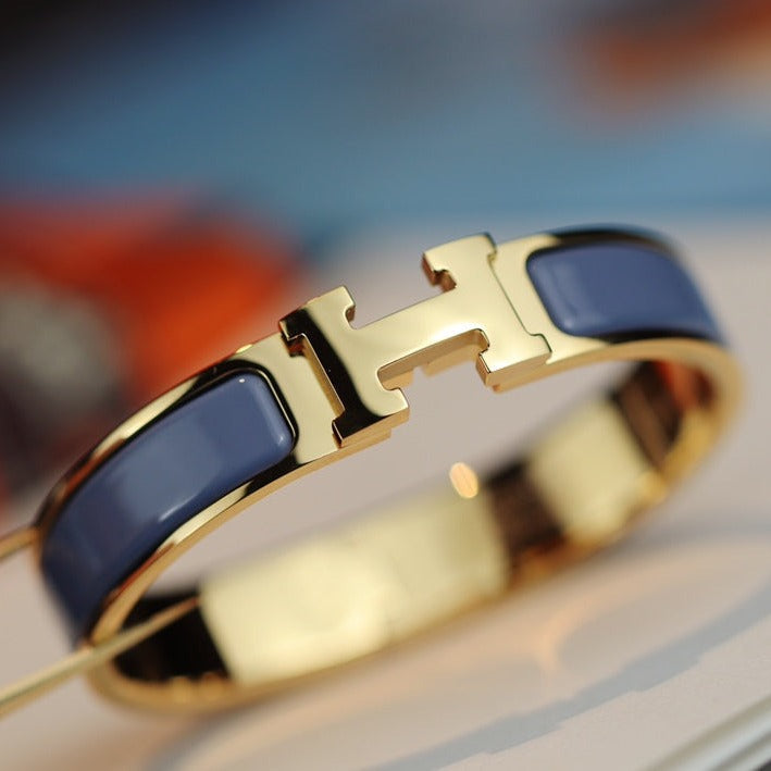 [Sparkle]H BRACELET 12MM BLUE GRAY