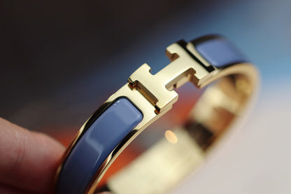 [Sparkle]H BRACELET 12MM BLUE GRAY
