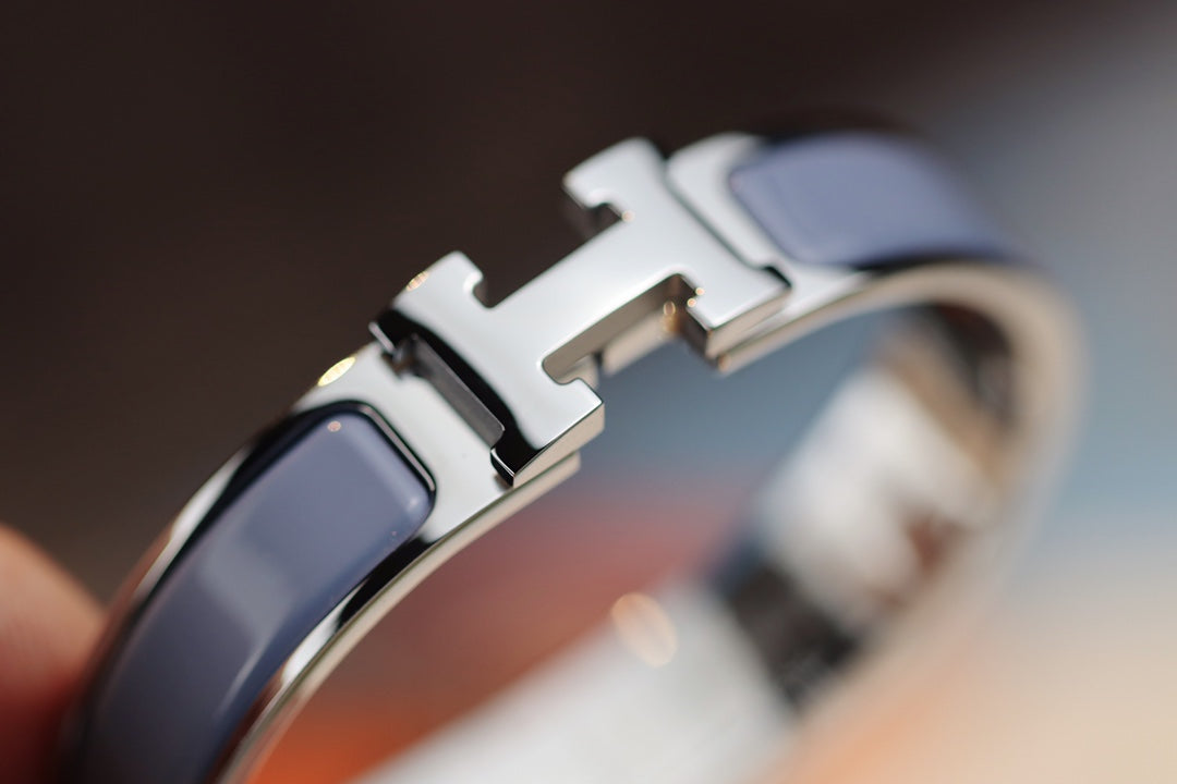 [Sparkle]H BRACELET 12MM BLUE GRAY