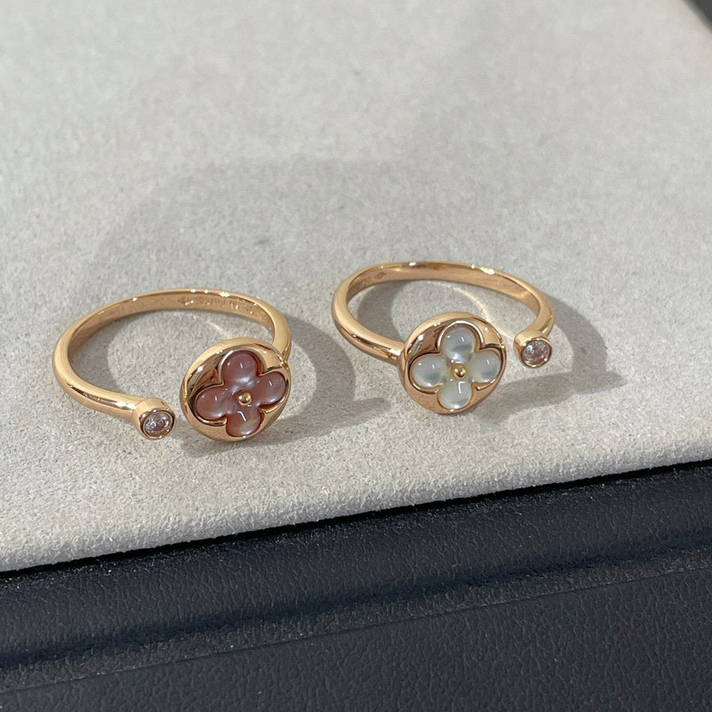 [sparkle Jewelry ]SUN 1 DIAMOND PINK MOP RING