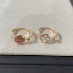 [sparkle Jewelry ]SUN 1 DIAMOND PINK MOP RING