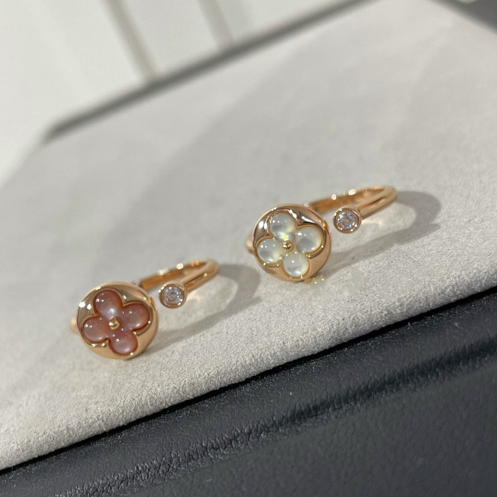 [sparkle Jewelry ]SUN 1 DIAMOND PINK MOP RING