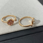 [sparkle Jewelry ]SUN 1 DIAMOND PINK MOP RING