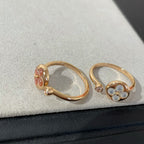 [sparkle Jewelry ]SUN 1 DIAMOND PINK MOP RING