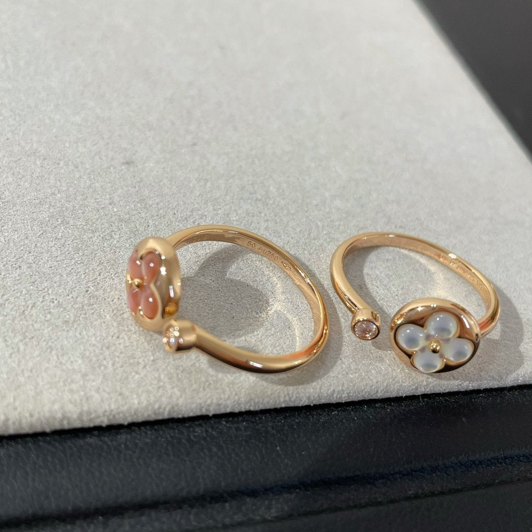 [sparkle Jewelry ]SUN 1 DIAMOND PINK MOP RING