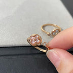 [sparkle Jewelry ]SUN 1 DIAMOND PINK MOP RING