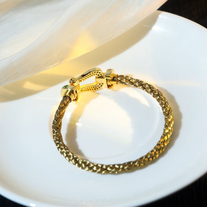 [sparkle Jewelry ]FORCE 10 GOLD GREEN DIAMOND PAVED