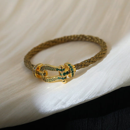[sparkle Jewelry ]FORCE 10 GOLD GREEN DIAMOND PAVED