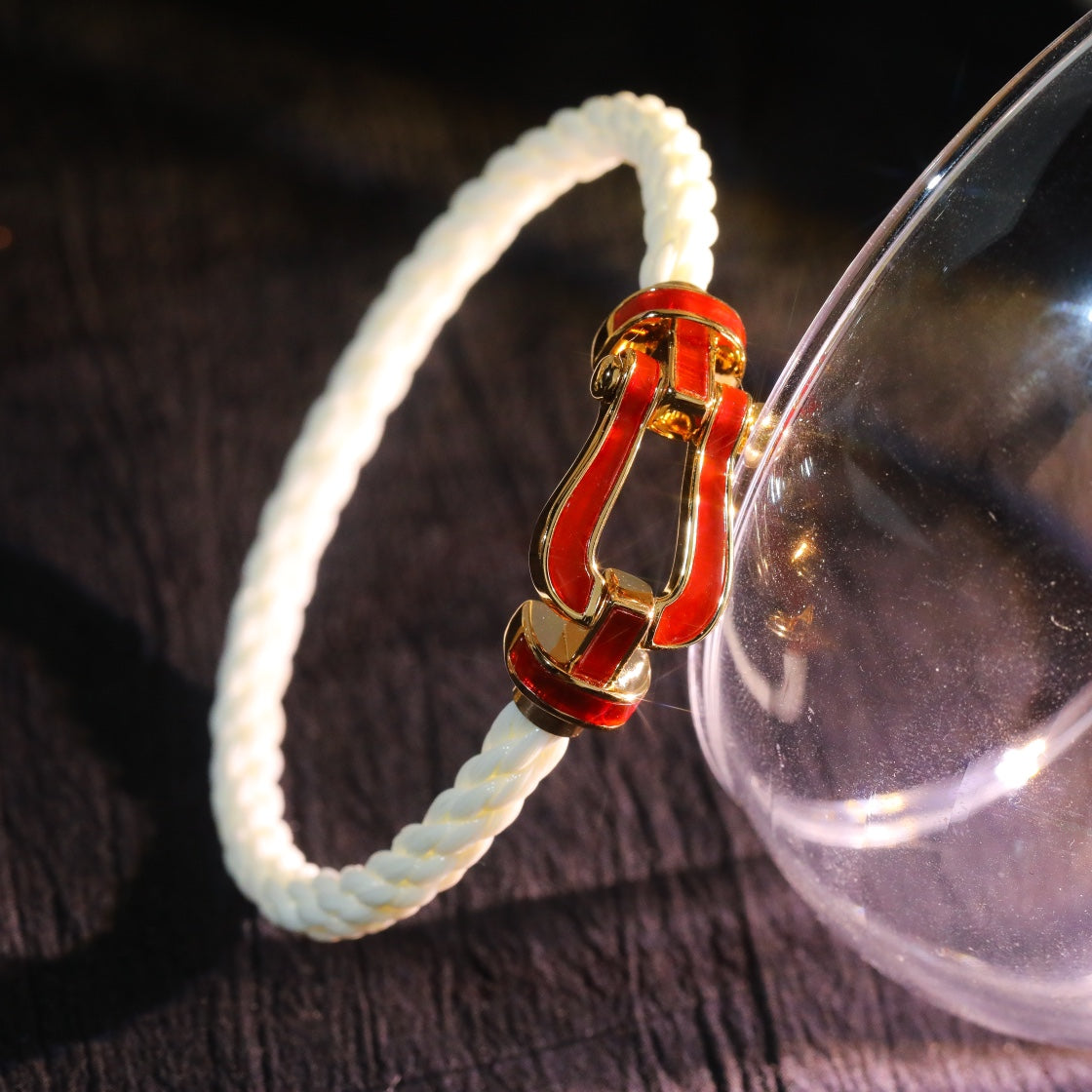 [sparkle Jewelry ]FORCE 10 WHITE TEXTILE DIAMOND PAVED