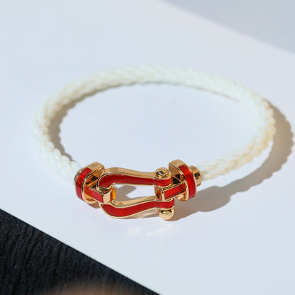 [sparkle Jewelry ]FORCE 10 WHITE TEXTILE DIAMOND PAVED