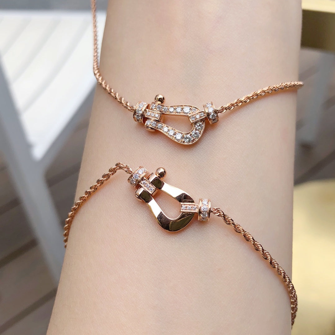 [sparkle Jewelry ]FORCE 10 PINK GOLD DIAMOND NECKLACE