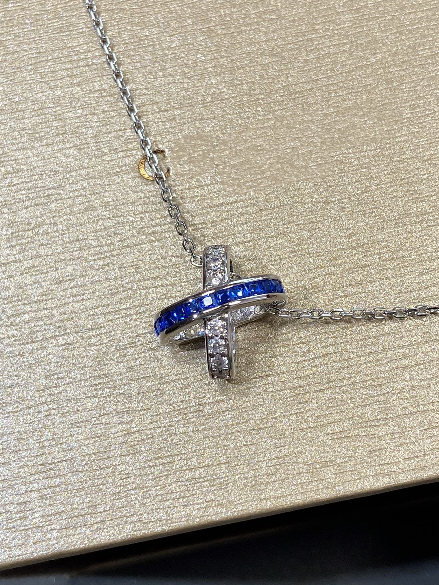 [Sparkle]リアン ダイヤモンド シルバー ネックレス