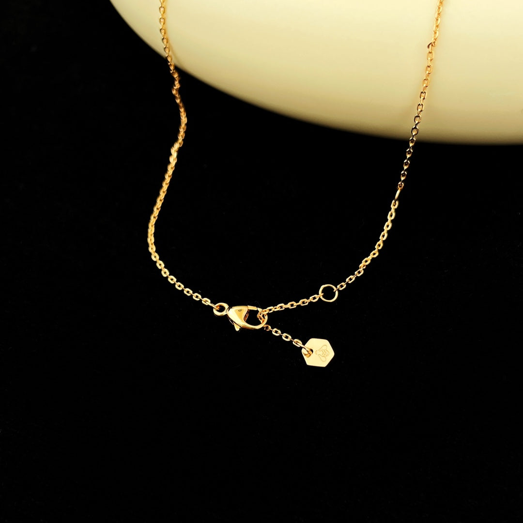 [sparkle Jewelry ]BEE MINI PEDANT DIAMOND NECKLACE