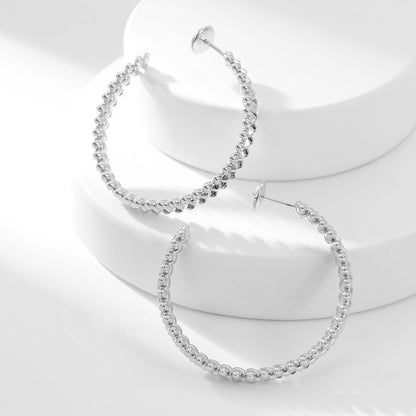 [sparkle Jewelery]CLASH HOOP LARGE EARRINGS