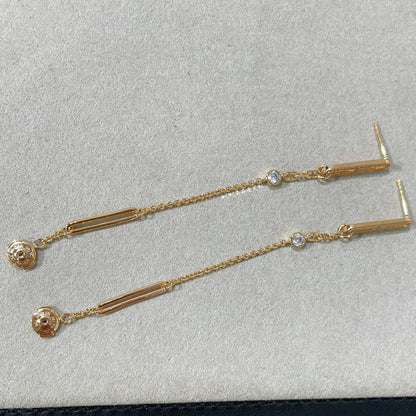 [Sparkle]CHAINE CHAOS DIAMOND DROP EARRINGS