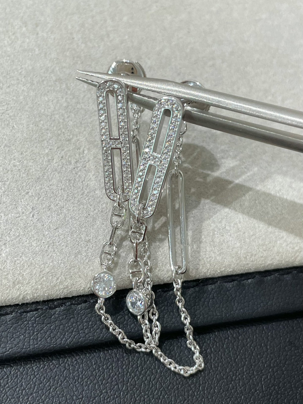 [sparkle Jewelry ]CHAINE CHAOS DIAMOND DROP EARRINGS