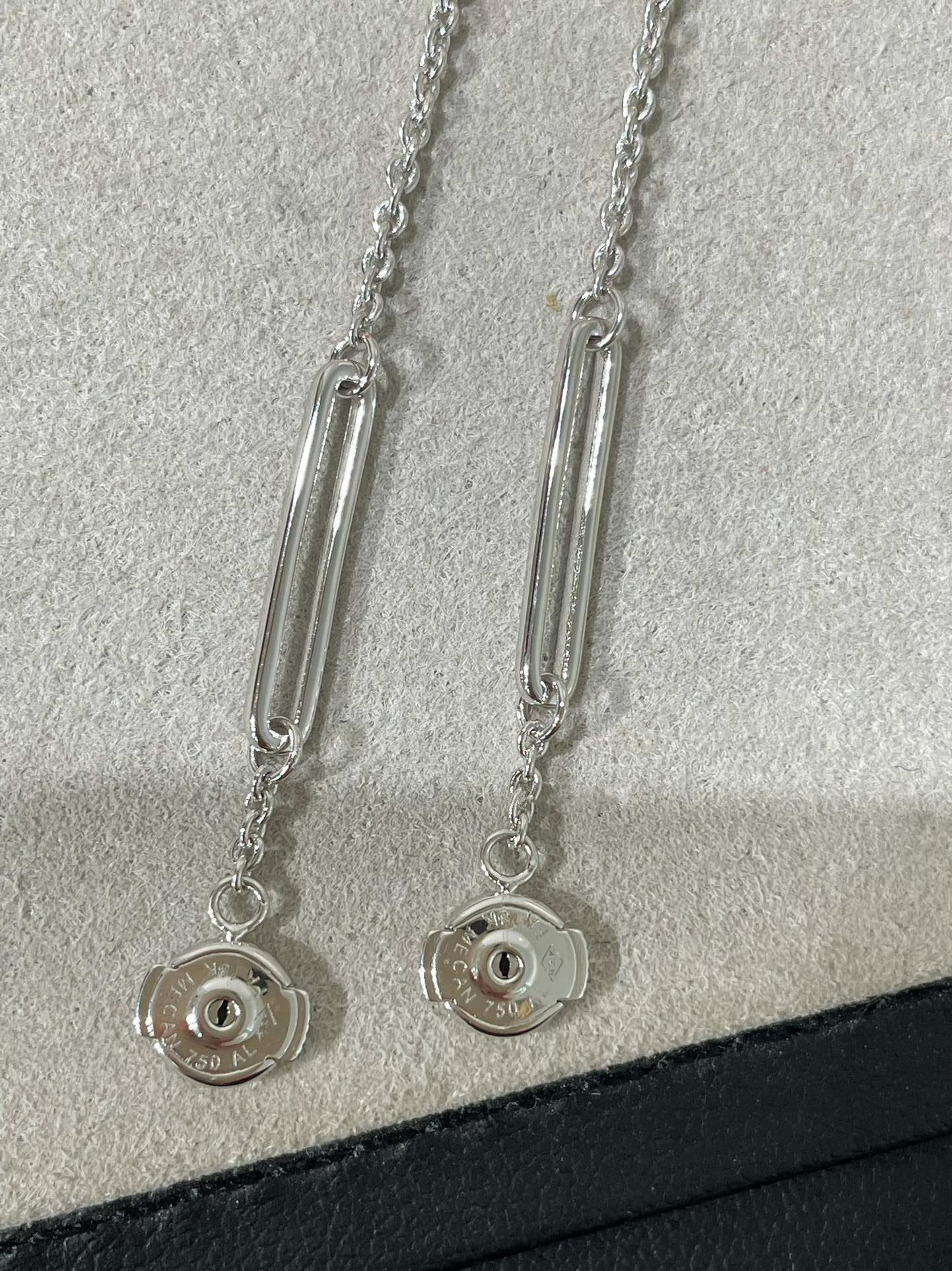 [Sparkle]CHAINE CHAOS DIAMOND DROP EARRINGS