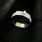 [sparkle Jewelry ]KELLY SILVER DIAMOND RING
