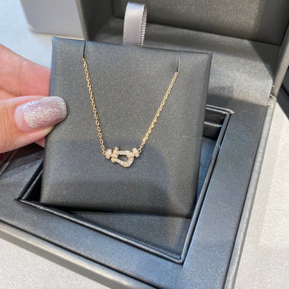 [sparkle Jewelry ]FORCE 10 DIAMOND PINK GOLD NECKLACE MINI MODEL