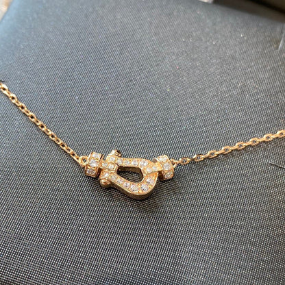 [sparkle Jewelry ]FORCE 10 DIAMOND PINK GOLD NECKLACE MINI MODEL