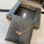 [sparkle Jewelry ]FORCE 10 DIAMOND PINK GOLD NECKLACE MINI MODEL