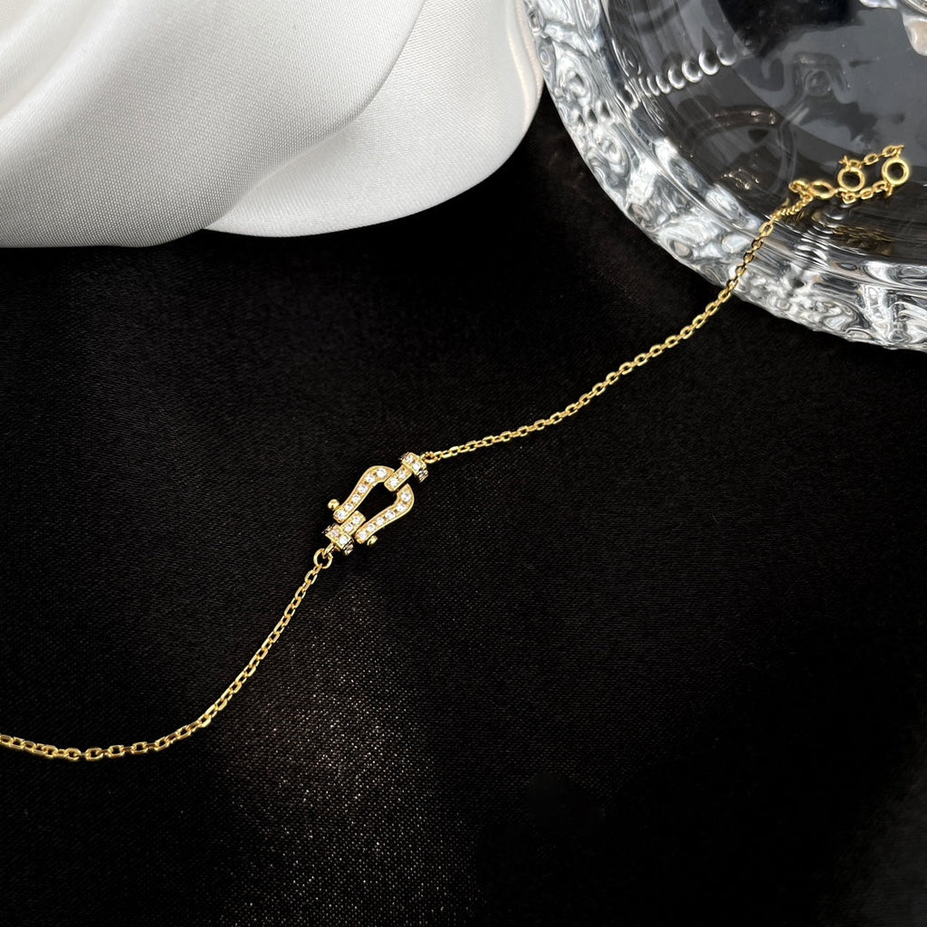 [sparkle Jewelry ]FORCE 10 FULL DIAMOND BUCKLE CHAIN LINK MINI MODEL