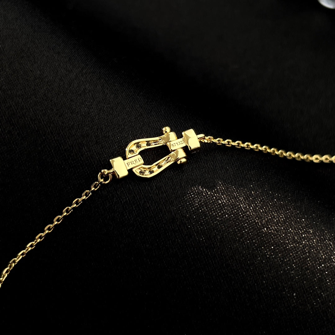 [sparkle Jewelry ]FORCE 10 FULL DIAMOND BUCKLE CHAIN LINK MINI MODEL