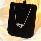 [sparkle Jewelry ]FORCE 10 DIAMOND SILVER NECKLACE MINI MODEL