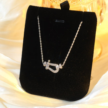 [sparkle Jewelry ]FORCE 10 DIAMOND SILVER NECKLACE MINI MODEL
