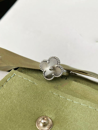 [sparkle Jewelry ]CLOVER SILVER RING