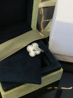 [sparkle Jewelry ]CLOVER SILVER RING