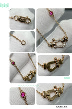 [sparkle Jewelry ]FORCE 10 DIAMOND PINK GOLD NECKLACE