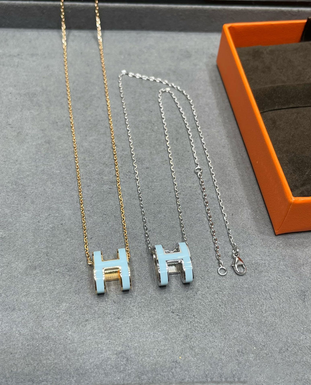 [sparkle Jewelry ]POP H SKY BLUE NECKLACE
