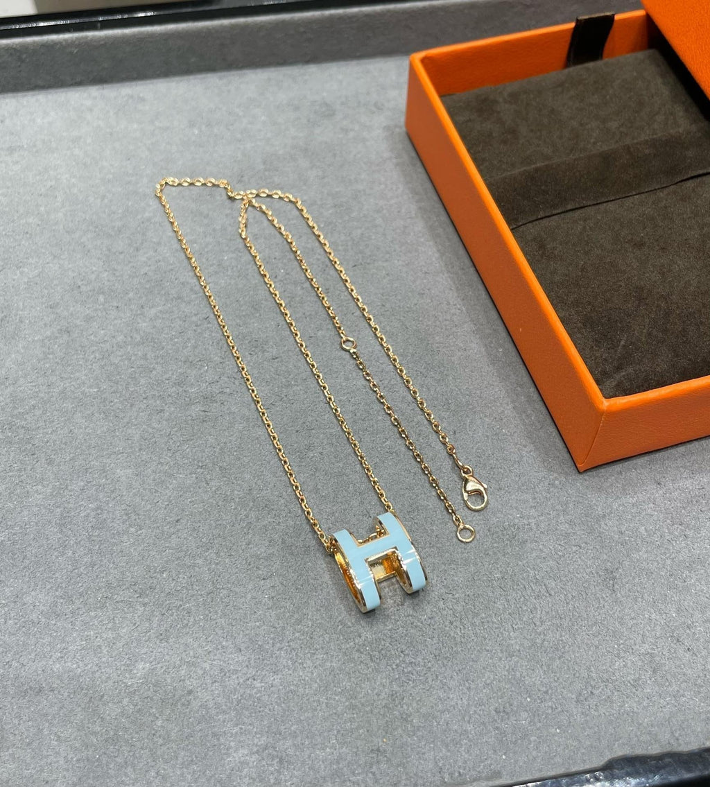 [sparkle Jewelry ]POP H SKY BLUE NECKLACE