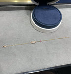 [sparkle Jewelry ]FORCE 10 DIAMOND CHAIN LINK PINK GOLD BRACELET