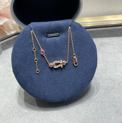[sparkle Jewelry ]FORCE 10 DIAMOND CHAIN LINK PINK GOLD BRACELET