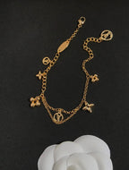 [sparkle Jewelry ]BLOOMING PINK GOLD MOP BRACELET