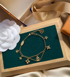 [sparkle Jewelry ]BLOOMING PINK GOLD MOP BRACELET