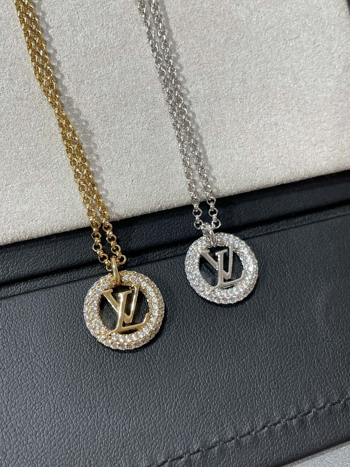 [sparkle Jewelry ]BY NIGHT DIAMOND PAVED NECKLACE