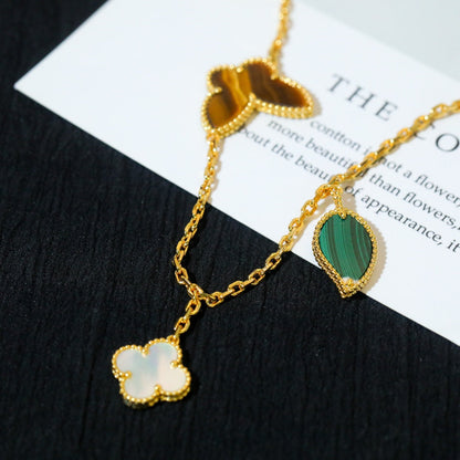 [sparkle Jewelry ]LUCKY SPRING 5 MOTIF GOLD BRACELET