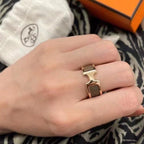 [sparkle Jewelry ]OLYMPE PINK GOLD RING