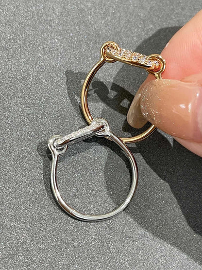 [Sparkle]RONDE KLEINER DIAMANTRING
