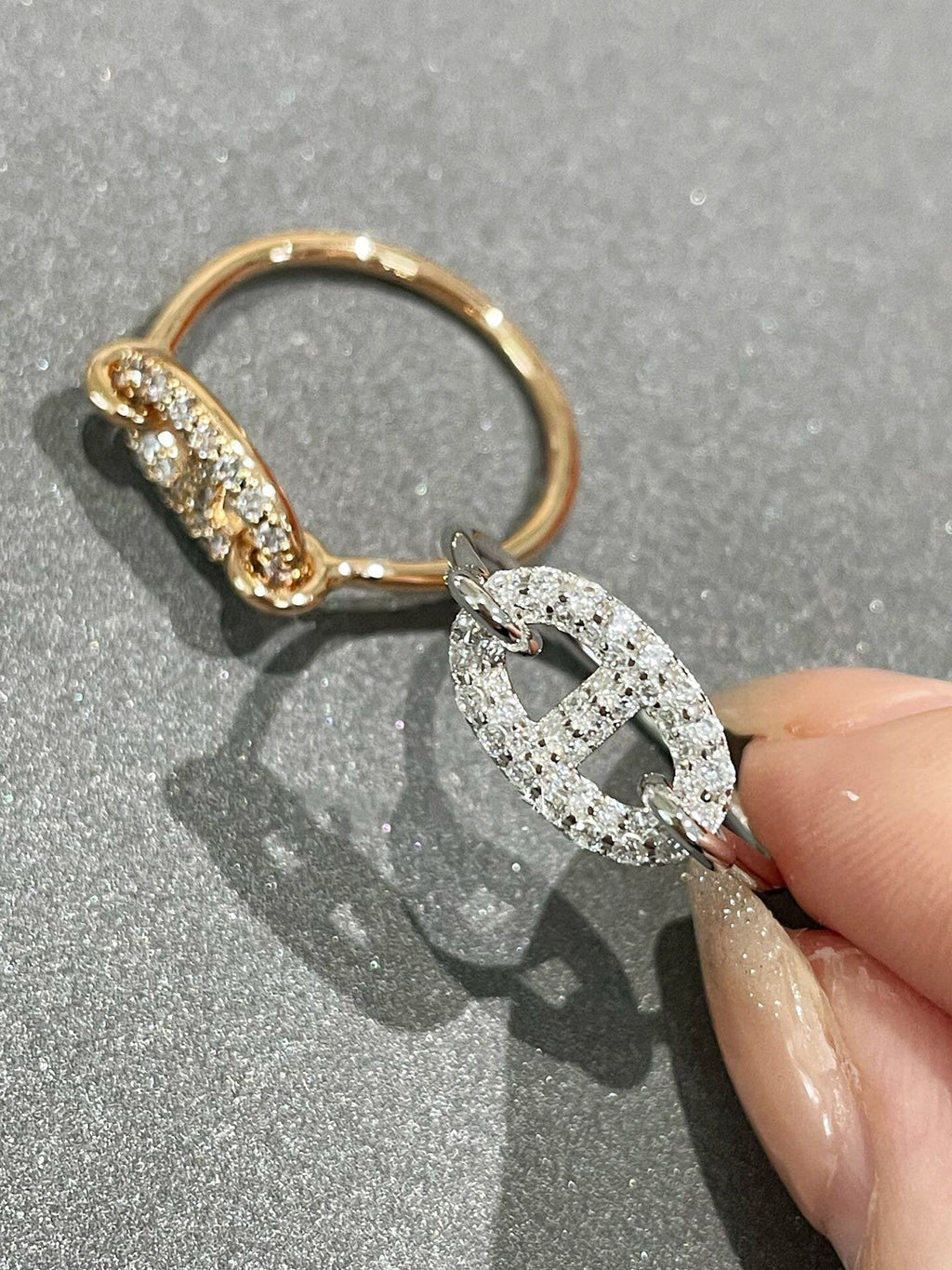[sparkle Jewelry ]RONDE SMALL DIAMOND RING