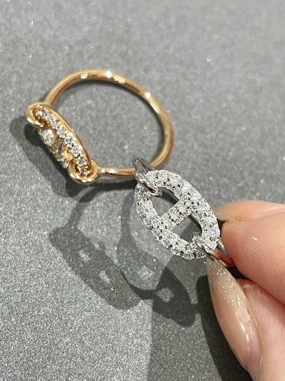 [Sparkle]RONDE KLEINER DIAMANTRING