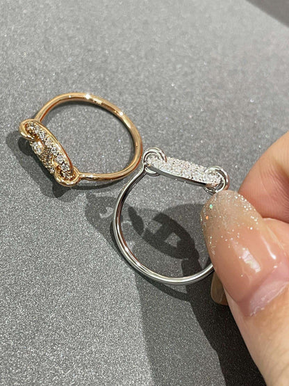 [Sparkle]RONDE KLEINER DIAMANTRING